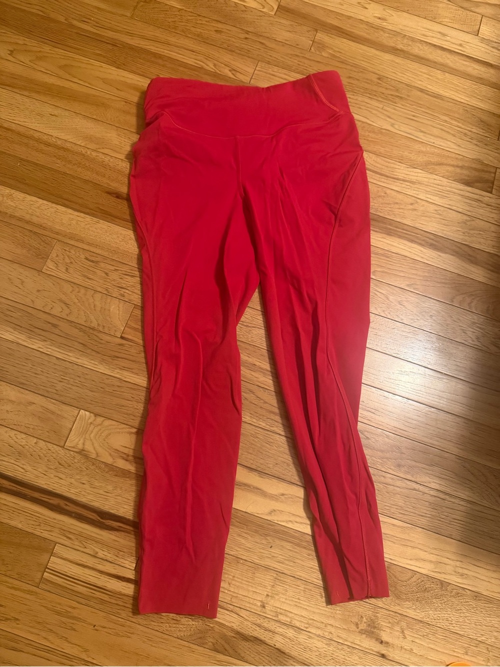 lululemon athletica Bright Red High-Rise Leggings